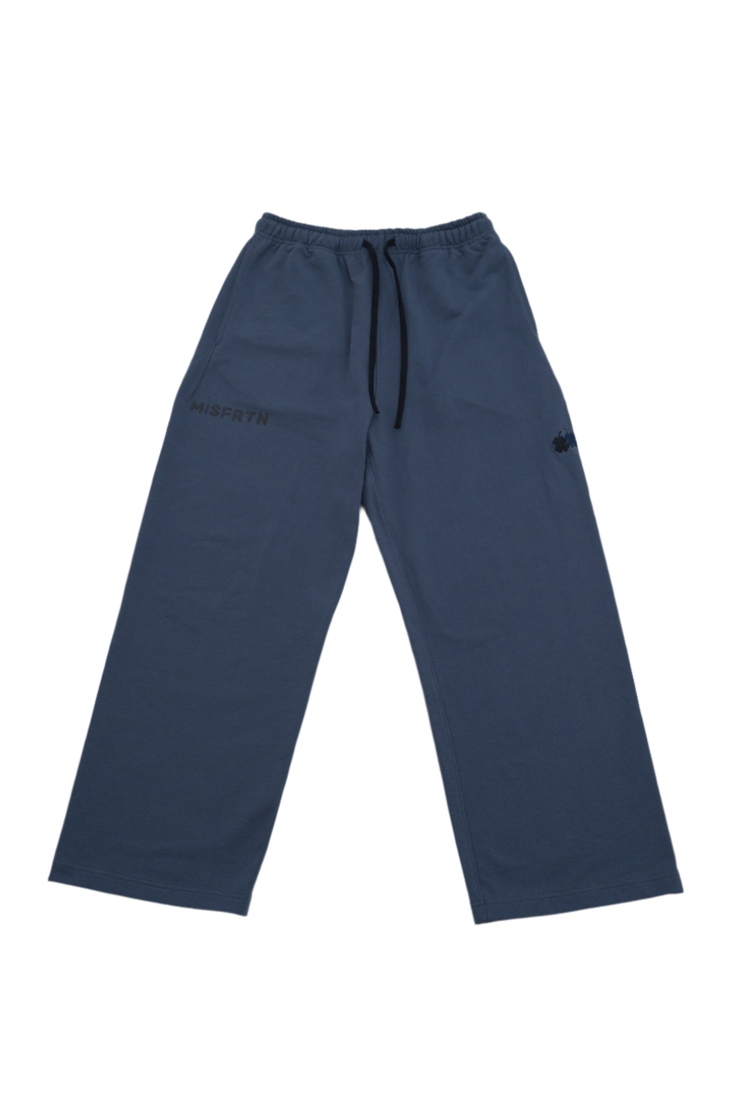 Signature Clover Sweatpants - Steel Blue