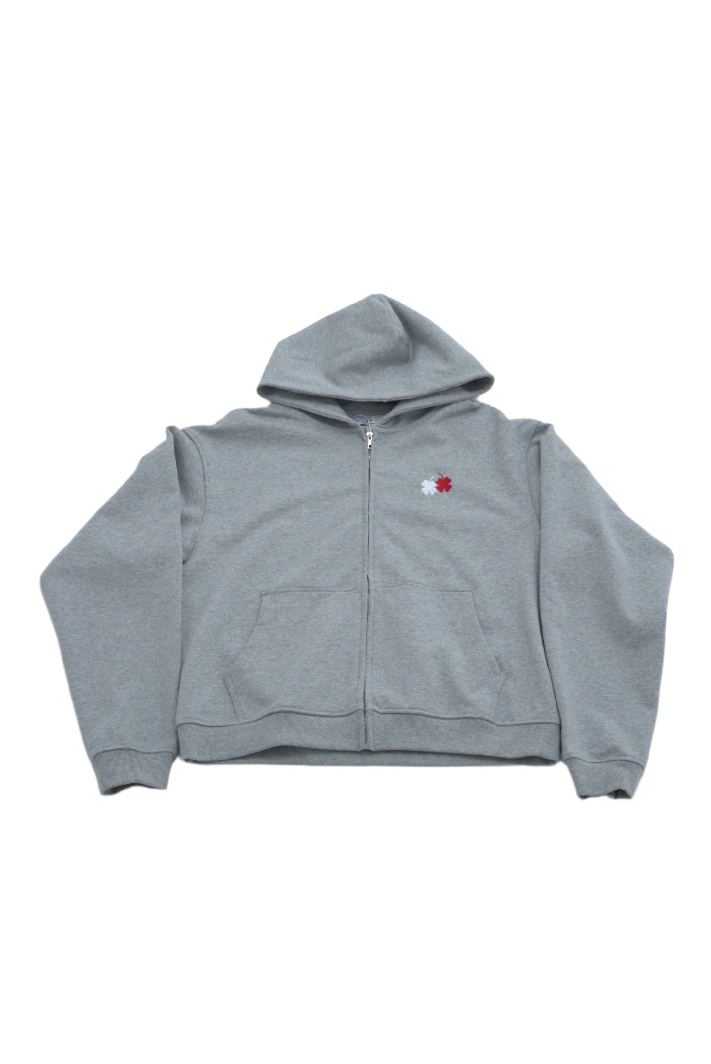 Signature Clover Hoodie - Heather Grey