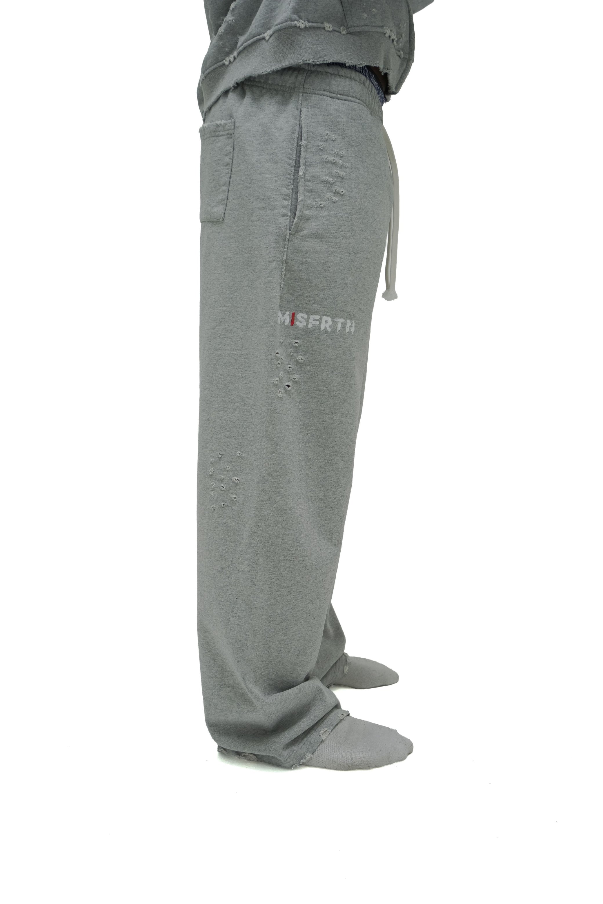 ‘Worn’ Sweatpants - Heather Grey