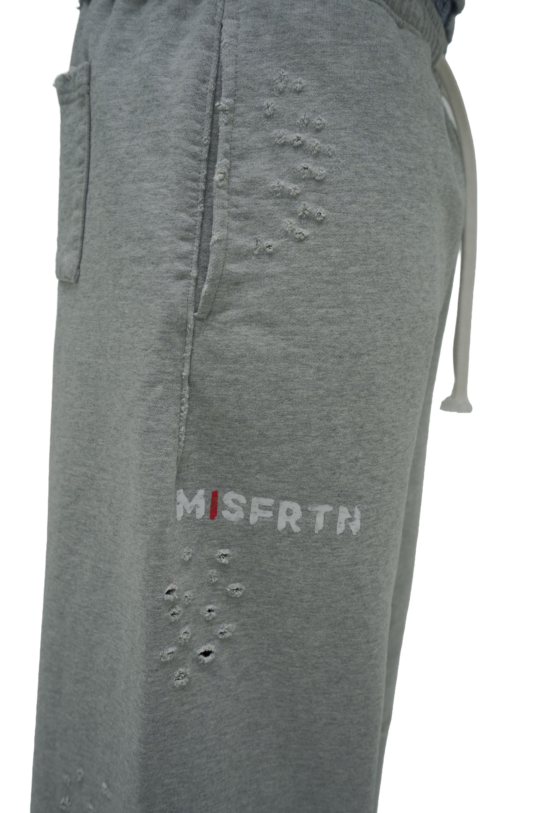 ‘Worn’ Sweatpants - Heather Grey