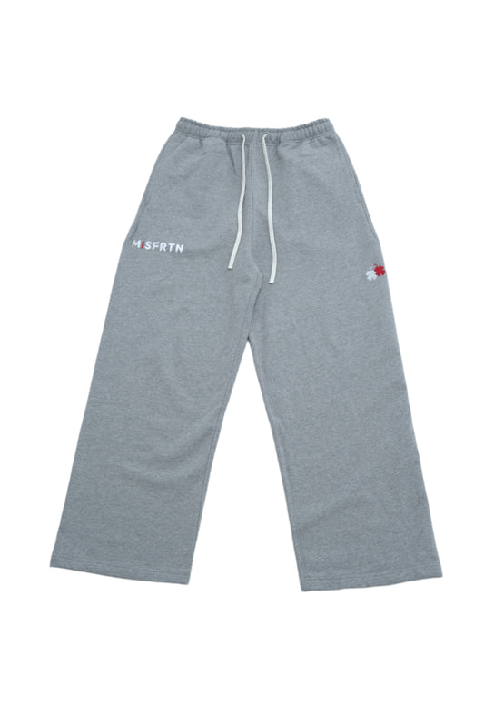 Signature Clover Sweatpants - Heather Grey