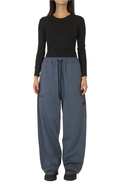 Signature Clover Sweatpants - Steel Blue