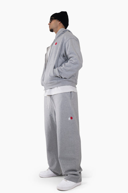 Signature Clover Sweatpants - Heather Grey